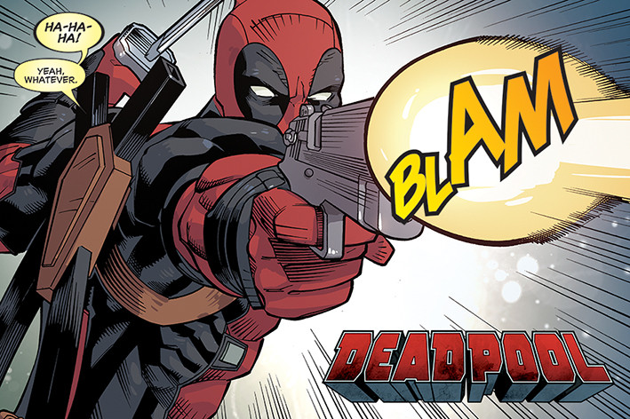 Plakát Deadpool - Blam