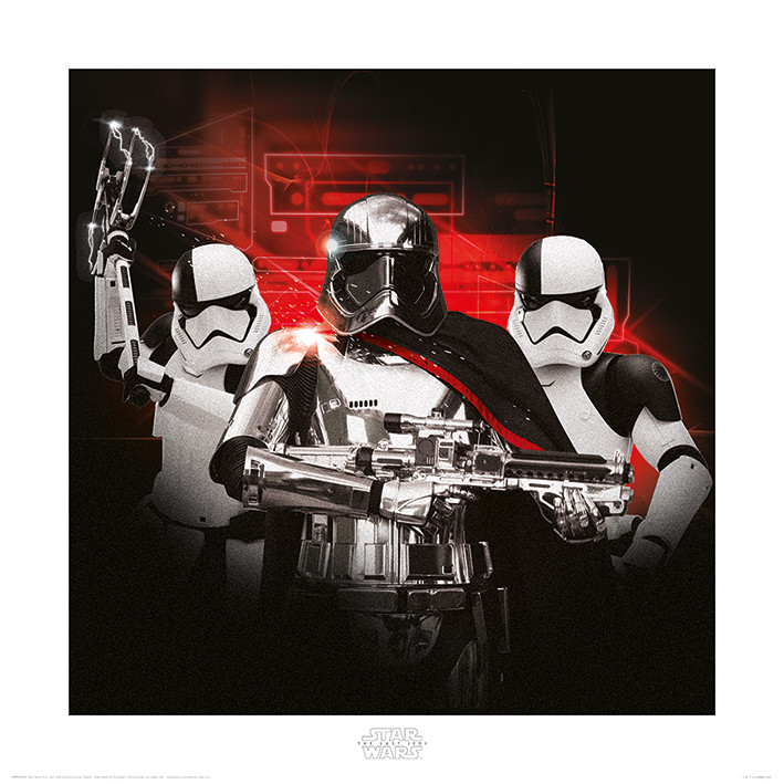 Art Print Star Wars The Last Jedi - Stormtrooper Team