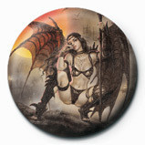 Button Luis Royo - Black Tinkerbell