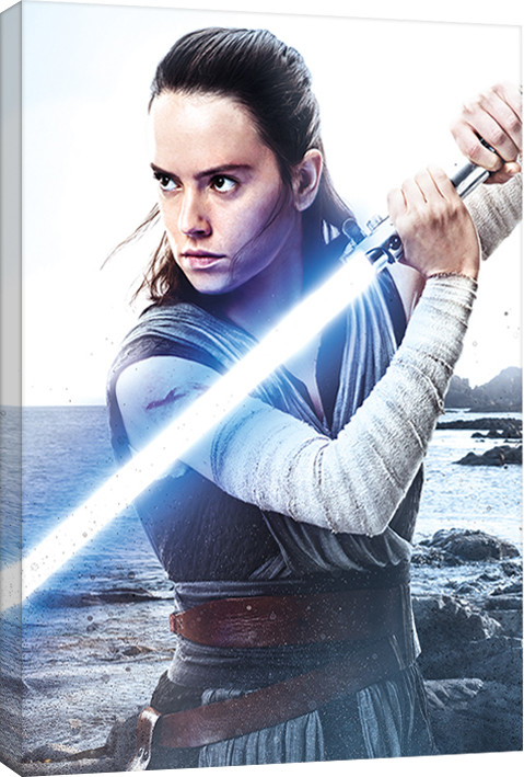 Obraz na płótnie Gwiezdne wojny: Ostatni Jedi - Rey Engage