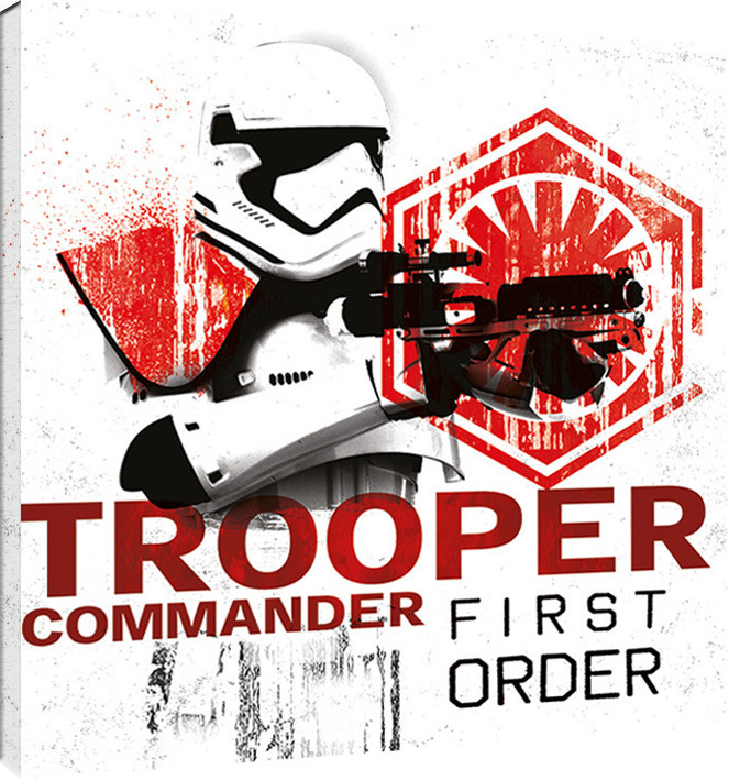 Obraz na płótnie Gwiezdne wojny: Ostatni Jedi - Tooper Commander First Order