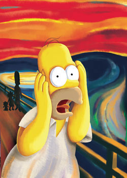 Plakát THE SIMPSONS - scream