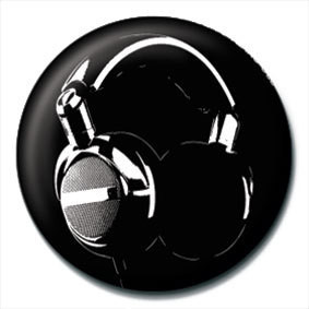 Kitűző HEADPHONES