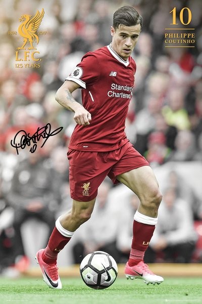Plakát Liverpool - Countinho 17/18