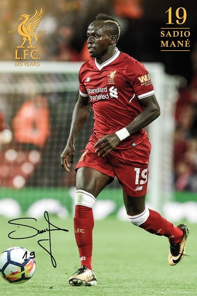 Plakát Liverpool - Mane 17/18