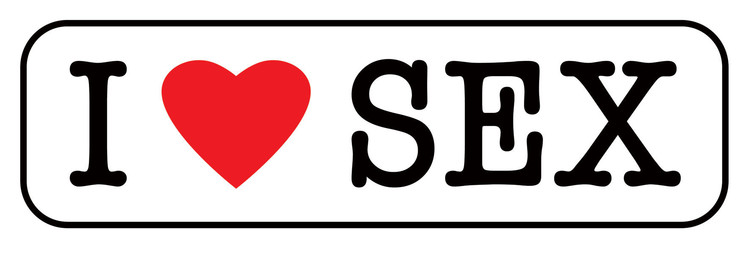 Plakát I love sex