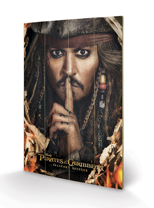 Poster su legno Pirati dei Caraibi - Can You Keep A Secret