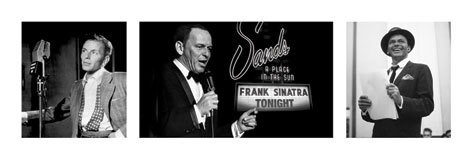 Poster Frank Sinatra - triptych