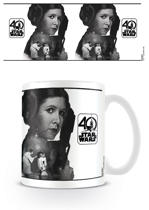 Tazza Star Wars 40th Anniversary - Princess Leia