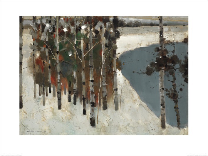 Umělecký tisk Law Wai Hin - Birch Trees