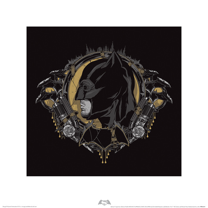 Kunstdruck Batman V Superman - Batman Profile