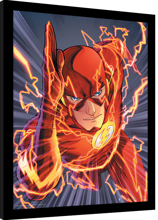 Indrammet plakat The Flash - Zoom