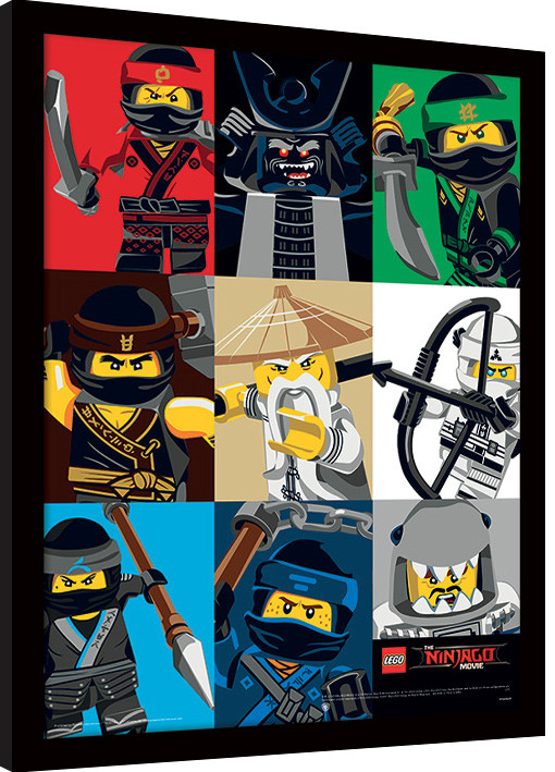 Poster incorniciato LEGO® Ninjago Movie - Bamboo