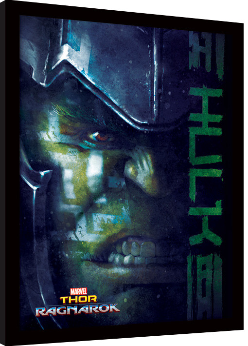 Ingelijste poster Thor Ragnarok - Hulk