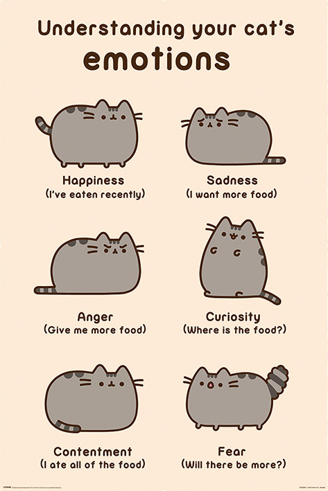 Poster Pusheen - Cats Emotions