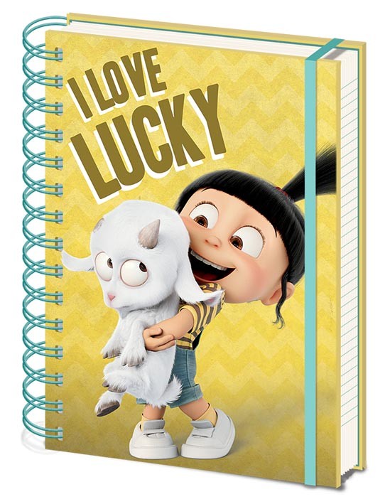 Quaderno Cattivissimo me 3 - I Love Lucky
