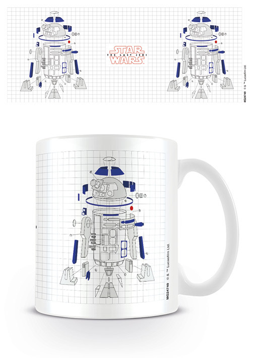 Koffie mok Star Wars: The Last Jedi - R2-D2 Exploded View