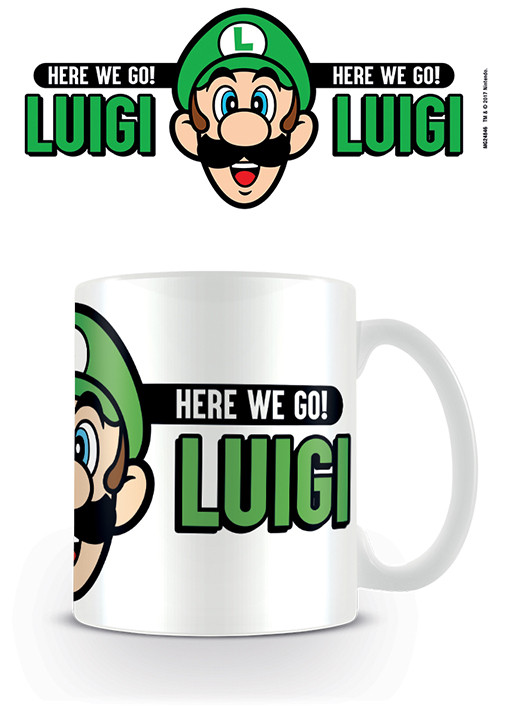 Tazza Super Mario - Here We Go Luigi