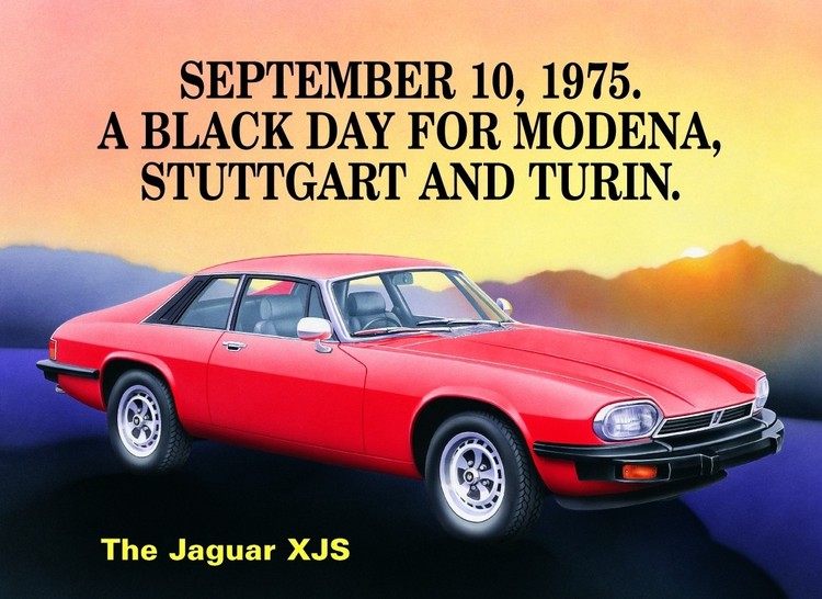 Metallschild JAGUAR XJS
