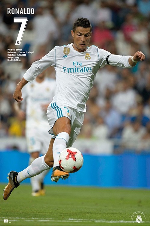 Plakát Real Madrid - Ronaldo 2017/2018