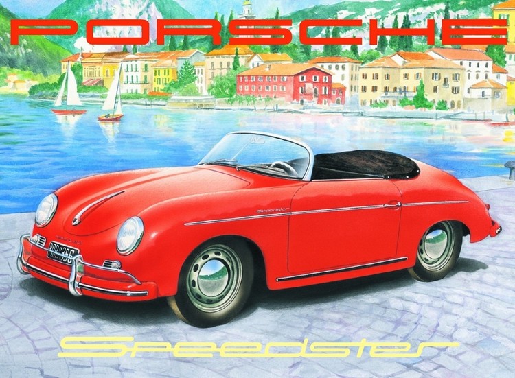 Metallschild PORSCHE SPEEDSTER