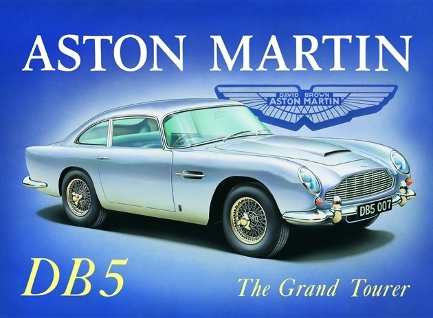 Metallschild ASTON MARTIN DB5
