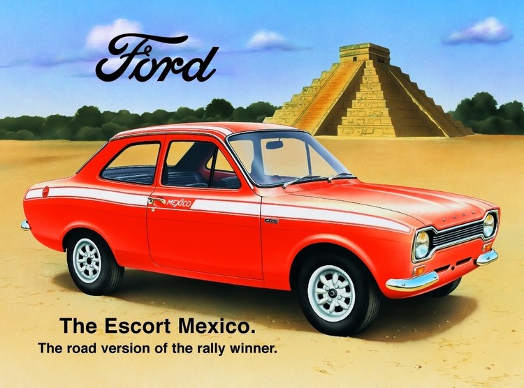 Metallschild ESCORT MEXICO