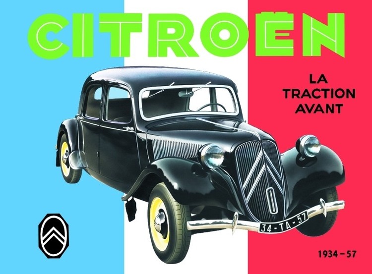 Metallschild CITROËN TRACTION AVANT