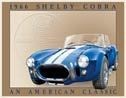 Metallschild SHELBY COBRA