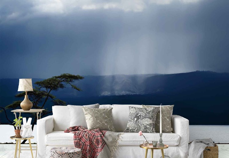 Fototapeta Clouds Over Lake Naivasha