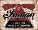 Plechová cedule INDIAN GENUINE PARTS