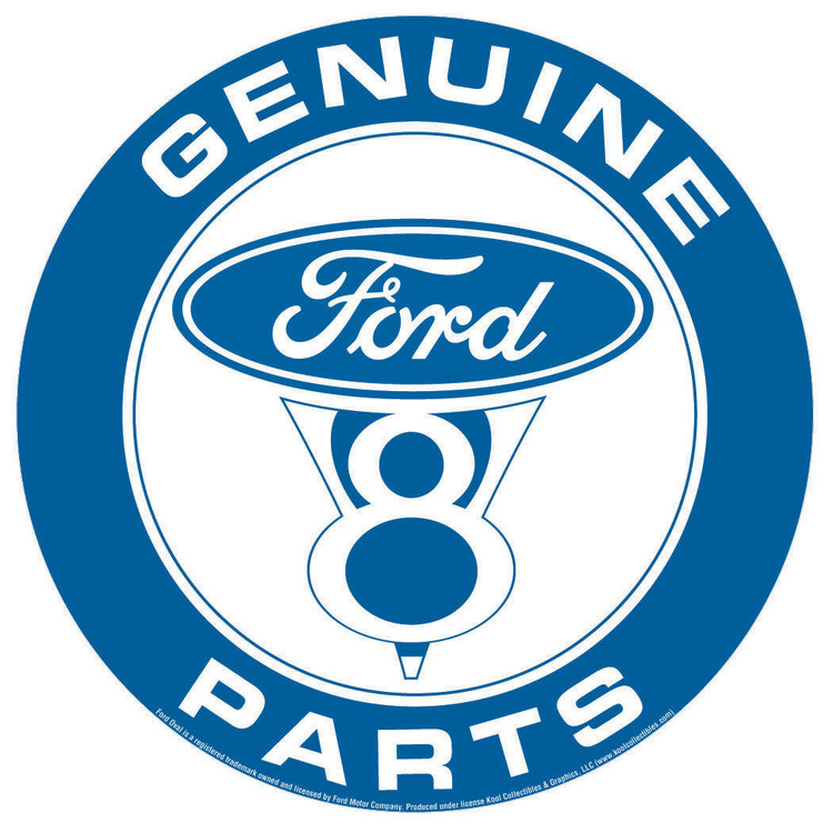 Metallschild FORD PARTS