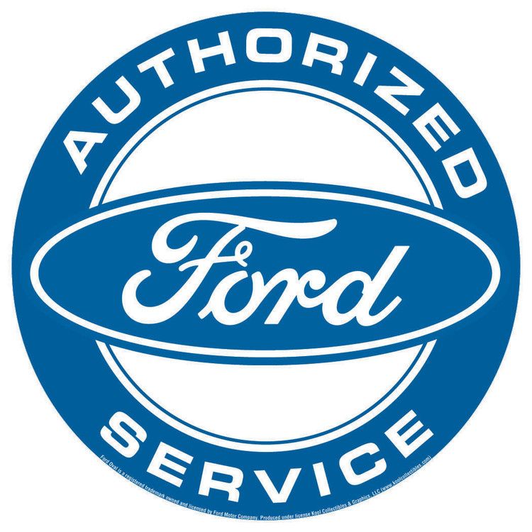 Metallschild FORD SERVICE