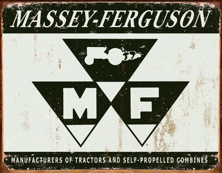 Metallschild MASSEY FERGUSON