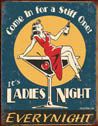 Metallschild LADIES NIGHT