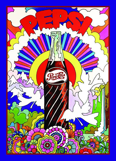 Metallschild PEPSI 1969