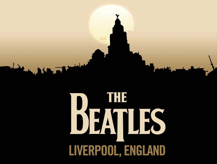 Metallschild BEATLES LIVERPOOL