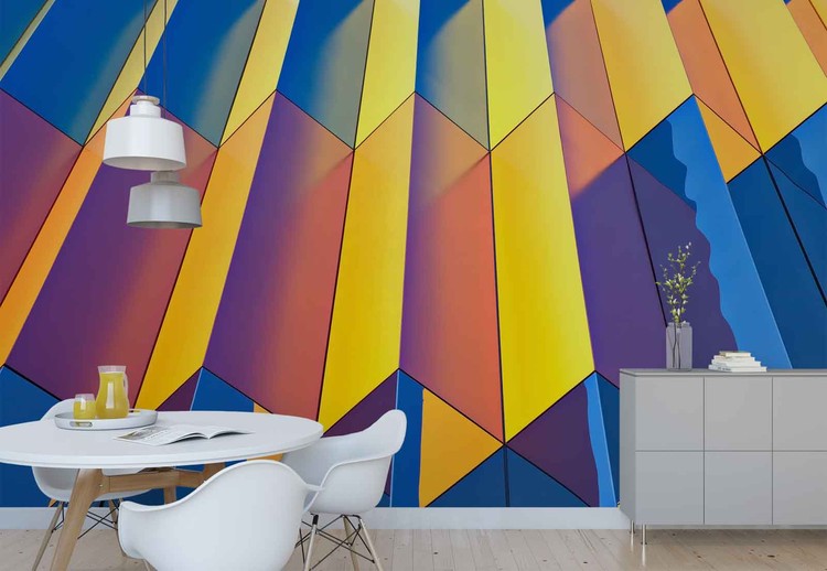 Wall Mural Color Cascade