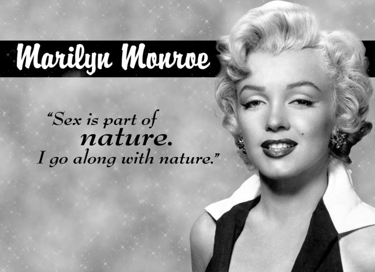 Metallschild MARILYN MONROE NATURE