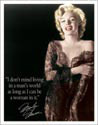 Metallschild MARILYN MANS WORLD