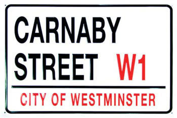 Metallschild CARNABY STREET