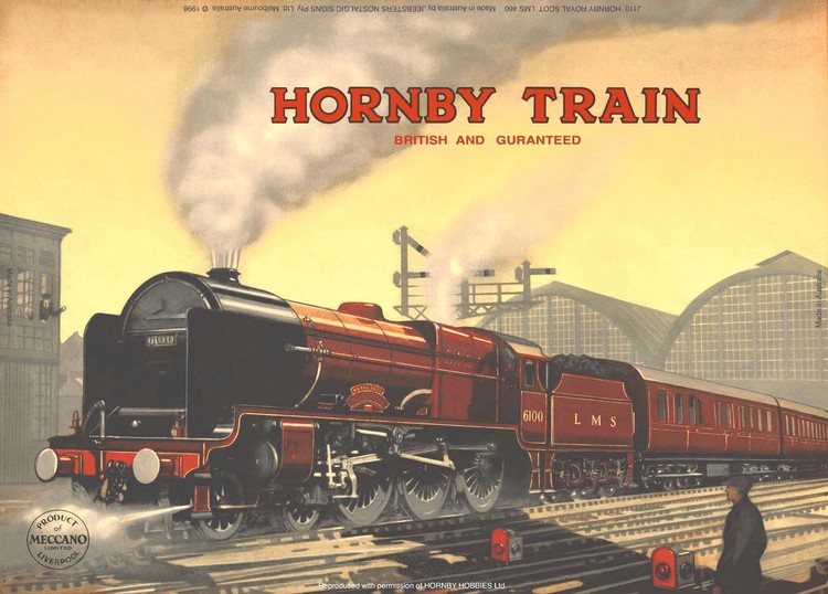 Metallschild HORNBY ROYAL SCOT