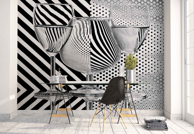 Behang Dots And Stripes