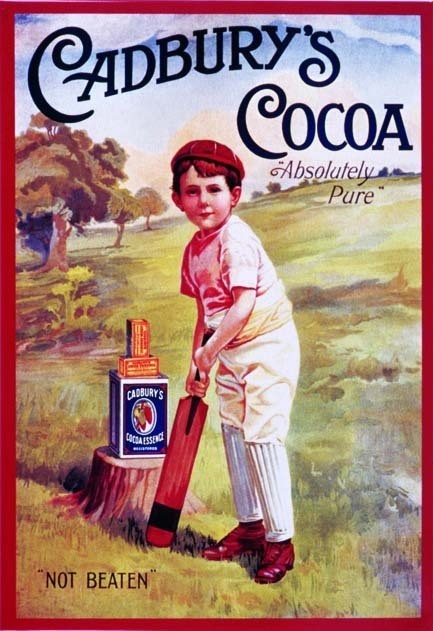 Metallschild CADBURY'S CRICET