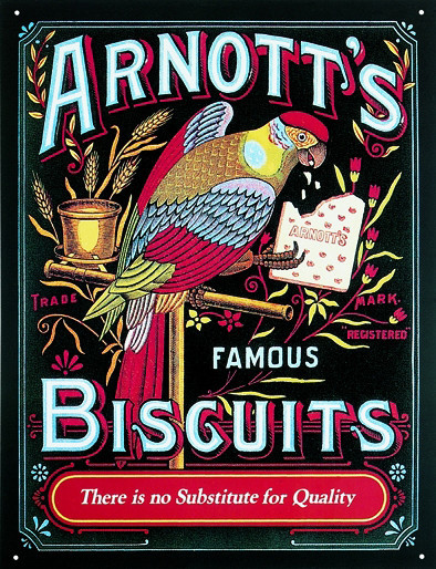 Metallschild ARNOTT'S