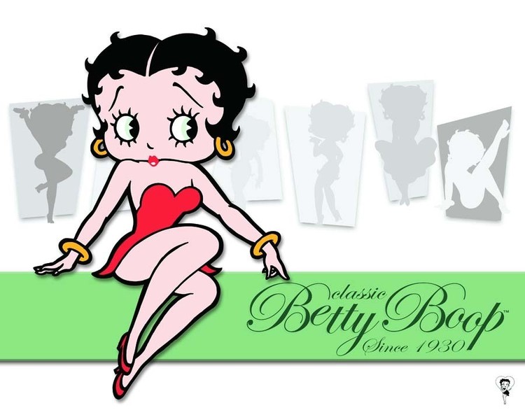 Metallschild BETTY BOOP CLASSIC