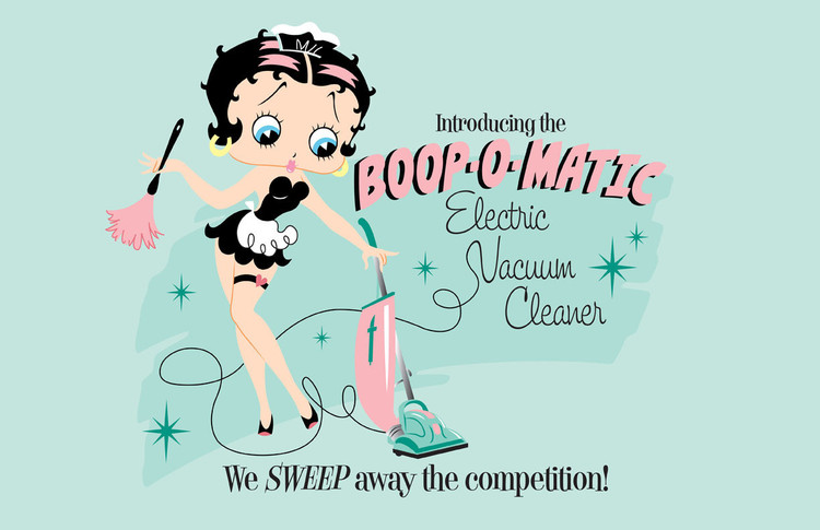 Metallschild BETTY BOOP O MATIC