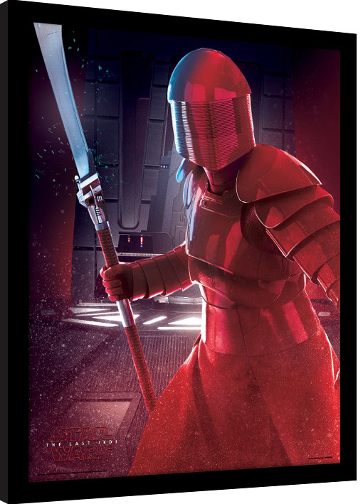 Poster incorniciato Star Wars: Gli ultimi Jedi - Elite Guard Blade