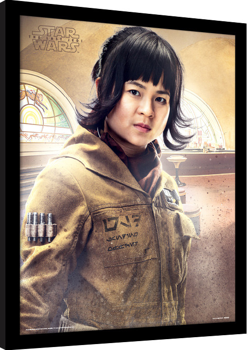 Ingelijste poster Star Wars: The Last Jedi - Rose Stance