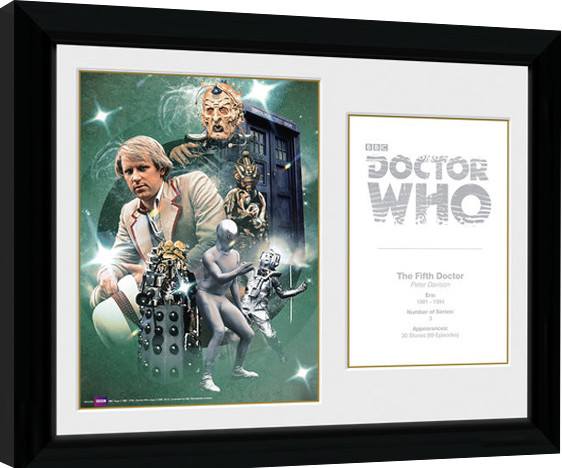 Poster incorniciato Doctor Who - 5th Doctor Peter Davison